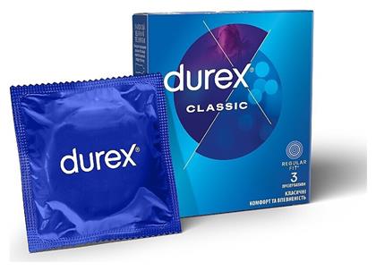 Durex Προφυλακτικά Classic 3τμχ