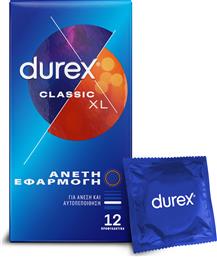 Durex Προφυλακτικά Classic XL 12τμχ από το Pharm24