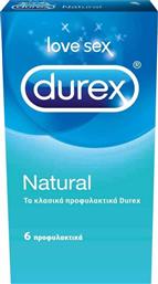 Durex Προφυλακτικά Natural 6τμχ από το Pharm24