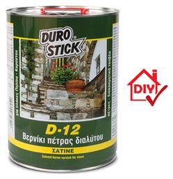 Durostick D-12 Βερνίκι Εμποτισμού Διαλύτου Άχρωμο Σατινέ 1lt