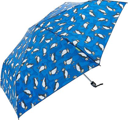 Eco Chic E-K119 Ομπρέλα Βροχής Σπαστή Μπλε