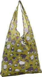 Eco Chic Sheep Υφασμάτινη Τσάντα για Ψώνια σε Πράσινο χρώμα