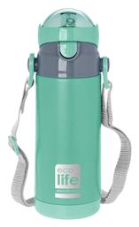 Ecolife Πλαστικό Παγούρι σε Πράσινο χρώμα 400ml