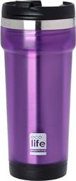 Ecolife Purple Coffee Thermos (Ανοξείδωτο Εσωτερικά) 0.42lt από το Plus4u