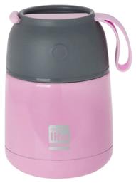 Ecolife Βρεφικό Θερμός Φαγητού Ανοξείδωτο Baby Pink 450ml