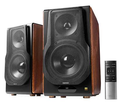 Edifier S3000MKII S3000MKII Αυτοενισχυόμενα Ηχεία 2 Δρόμων με Bluetooth (Ζεύγος) Καφέ