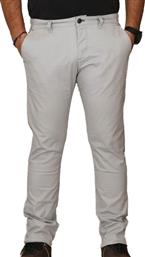 Edward Jeans NASIR-S20 Ανδρικό Παντελόνι Chino με Κανονική Εφαρμογή Γκρι από το Koolfly