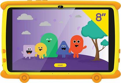 Egoboo Kiddoboo 8'' Tablet με WiFi και Μνήμη 32GB Yellow