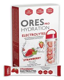 Eifron Ores Pro Hydration Electrolytes Φράουλα 10 φακελίσκοι