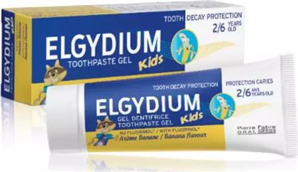 Elgydium Οδοντόκρεμα 50ml 500 ppm με Γεύση Banana για 2+ χρονών από το Pharm24
