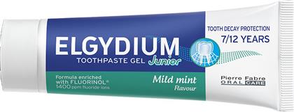 Elgydium Οδοντόκρεμα Junior 50ml 1400 ppm με Γεύση Mild Mint για 7+ χρονών από το Pharm24
