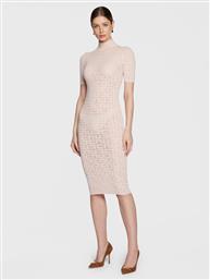 Elisabetta Franchi Φόρεμα υφασμάτινο AM-75B-31E2-V320 Ροζ Slim Fit