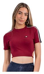 Ellesse Γυναικείο Crop T-shirt Μπορντό