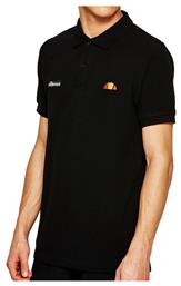 Ellesse Montura Ανδρική Μπλούζα Polo Κοντομάνικη Μαύρη από το Modivo