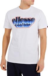 Ellesse Multizio SHI11282 Ανδρικό T-shirt Λευκό Με Στάμπα