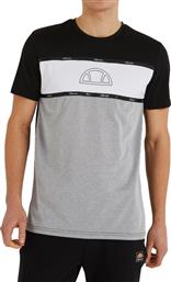 Ellesse SXI11113 Ανδρικό T-shirt Grey / Black Με Στάμπα από το Plus4u