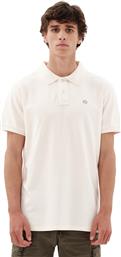 Emerson Ανδρικό T-shirt Polo Off White από το SportsFactory
