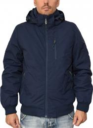 Emerson Casual Σκούρο Μπλε Μπουφάν Με Κουκούλα 182.EM10.149 από το Altershops