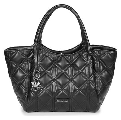 Emporio Armani Γυναικεία Τσάντα Shopper Ώμου Μαύρη