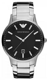 Emporio Armani Renato Ρολόι Μπαταρίας με Μεταλλικό Μπρασελέ