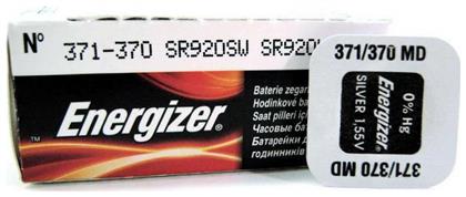 Energizer 371/370 Μπαταρία Silver Oxide Ρολογιών SR69 1.55V 1τμχ