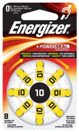 Energizer Μπαταρίες Ακουστικών Βαρηκοΐας 10 1.4V 8τμχ από το DealsShop