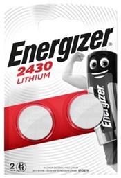 Energizer Μπαταρίες Λιθίου Ρολογιών CR2430 3V 2τμχ από το DealsShop