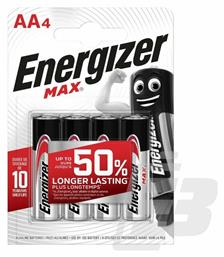 Energizer Max Αλκαλικές Μπαταρίες AA 1.5V 4τμχ από το e-shop