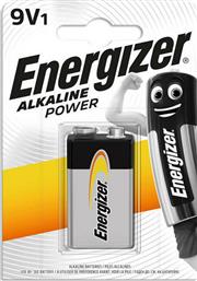 Energizer Power Αλκαλική Μπαταρία 9V 1τμχ