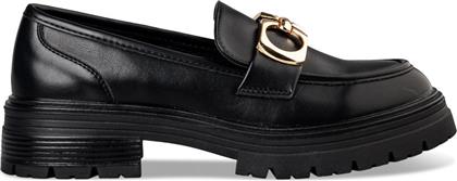 Envie Shoes Δερμάτινα Γυναικεία Loafers σε Μαύρο Χρώμα από το MyShoe