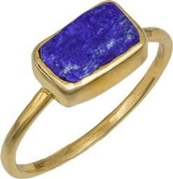 Επίχρυσο δαχτυλίδι 925 Lapis Lazuli 037090 037090 Ασήμι