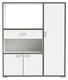 Επιδαπέδιο Ντουλάπι Barl 90x40x111.8cm Λευκό από το Polihome