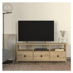 Έπιπλο Τηλεόρασης Ξύλινο Mahen Sapphire Oak Μ140xΠ35xΥ49.8cm