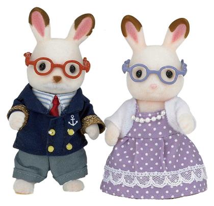 Epoch Toys Παιχνίδι Μινιατούρα Chocolate Rabbit Grandparents Sylvanian Families για 3+ Ετών 5.5εκ. (Διάφορα Σχέδια) 1τμχ