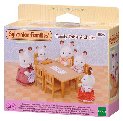 Epoch Toys Παιχνίδι Μινιατούρα Family Table & Chairs Sylvanian Families για 3+ Ετών 100εκ.