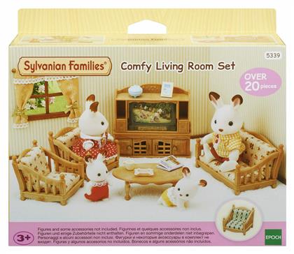 Epoch Toys Παιχνίδι Μινιατούρα Comfy Living Room Set Sylvanian Families για 3+ Ετών 16εκ.