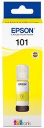 Epson 101 Γνήσιο Μελάνι Εκτυπωτή InkJet Κίτρινο (C13T03V44A)