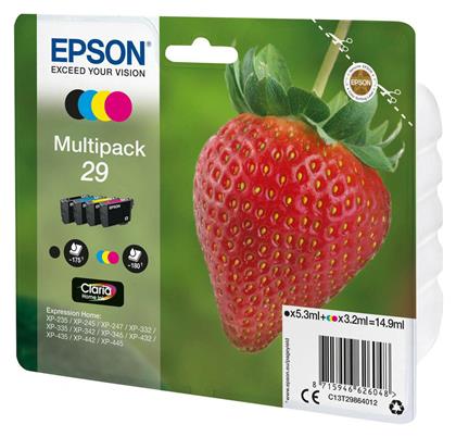 Epson 29 Γνήσιο Πακέτο Μελανιών Εκτυπωτή InkJet