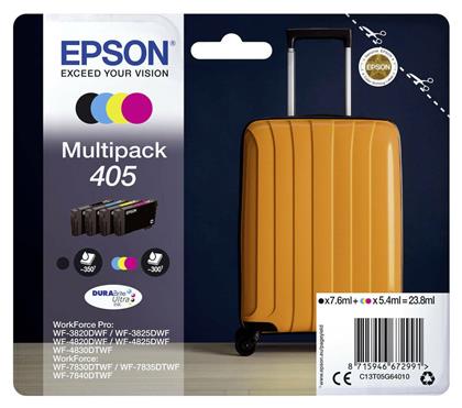 Epson 405 Γνήσιο Πακέτο 4 Μελανιών Εκτυπωτή InkJet