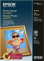 Epson Φωτογραφικό Χαρτί A4 (21x30) 200gr/m² για Εκτυπωτές Inkjet 20 Φύλλα