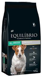 Equilibrio All Breeds Longevity 12kg Ξηρά Τροφή για Ηλικιωμένους Σκύλους με Κοτόπουλο