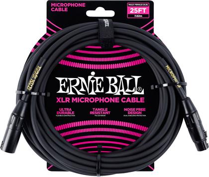 Ernie Ball Cable XLR male - XLR female 7,6m (EBMIKAKMCSP0100)