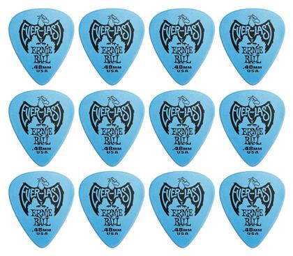 Ernie Ball Πένα Κιθάρας Everlast Blue Πάχους 0.48mm Συσκευασία 1τμχ