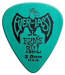 Ernie Ball Πένα Κιθάρας Everlast Teal Πάχους 2mm Συσκευασία 1τμχ από το Public