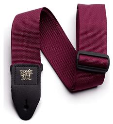 Ernie Ball Polypro Guitar Strap Burgundy