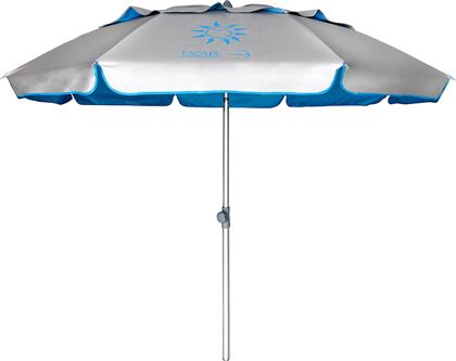 Escape Ομπρέλα Θαλάσσης Αλουμινίου Διαμέτρου 2m με UV Προστασία και Αεραγωγό Μπλε από το Esmarket