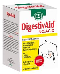 ESI DigestivAid No Acid 60 μασώμενες ταμπλέτες