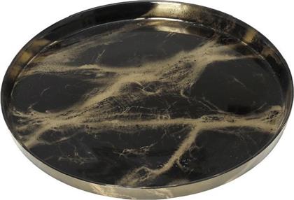 Espiel Katsu Πιάτο Ρηχό Γυάλινο Μαύρη με Διάμετρο 33cm από το 24home