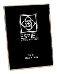 Espiel Κορνίζα Μεταλλική 13x18cm με Χρυσό Πλαίσιο 4τμχ