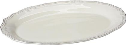 Espiel Tiffany Πιατέλα Σερβιρίσματος Οβάλ Κεραμική Λευκή 34x34cm από το 24home